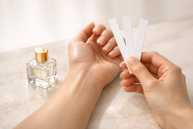 Cómo probar un perfume correctamente: el secreto entre blotter y piel